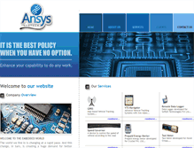 Tablet Screenshot of ansysinfotech.com